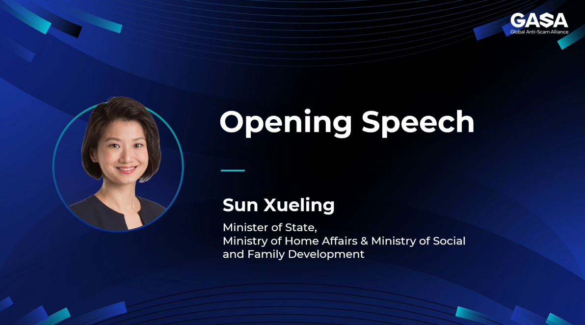 Video Opening Speech Ms. Sun Xueling - Minister of State, Ministry of Home Affairs & Ministry of Social and Family Development - GASS Asia Summit 2024