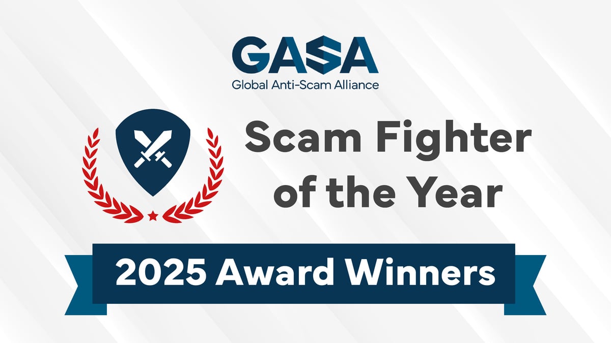 GASA Announces 2025 Scam Fighter of the Year Award Winners
