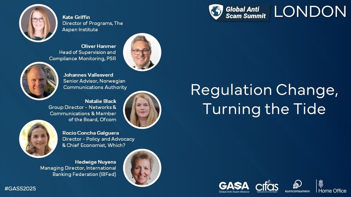 Regulation Change, Turning the Tide | Global Anti-Scam Summit London 2025