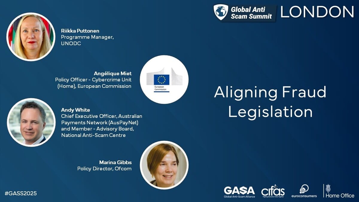 Aligning Fraud Legislation | Global Anti-Scam Summit London 2025