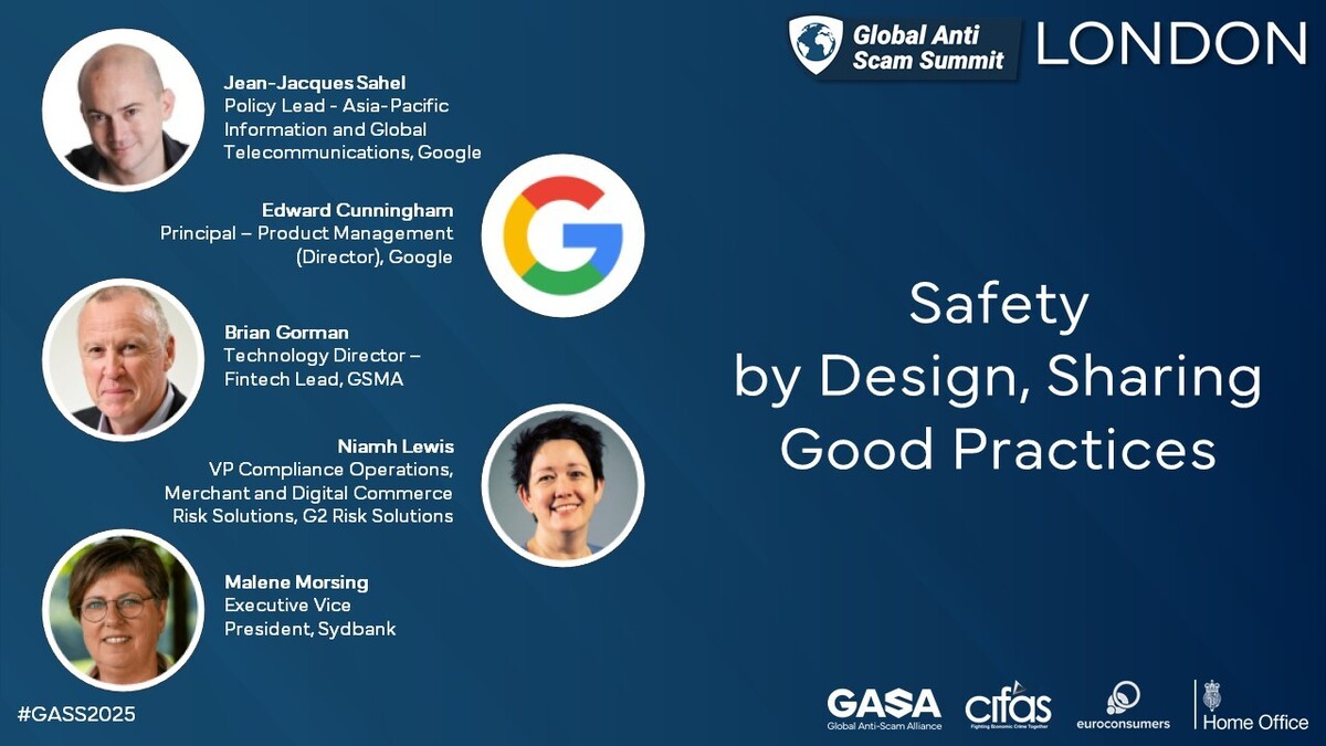Safety by Design: Sharing Good Practices | Global Anti-Scam Summit London 2025