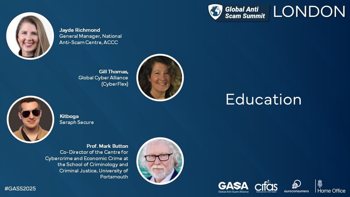 Prevention Through Education | Global Anti-Scam Summit London 2025