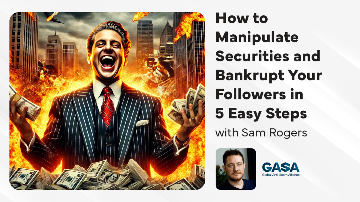 How to Manipulate Securities and Bankrupt Your Followers in 5 Easy Steps with Pump and Dumps