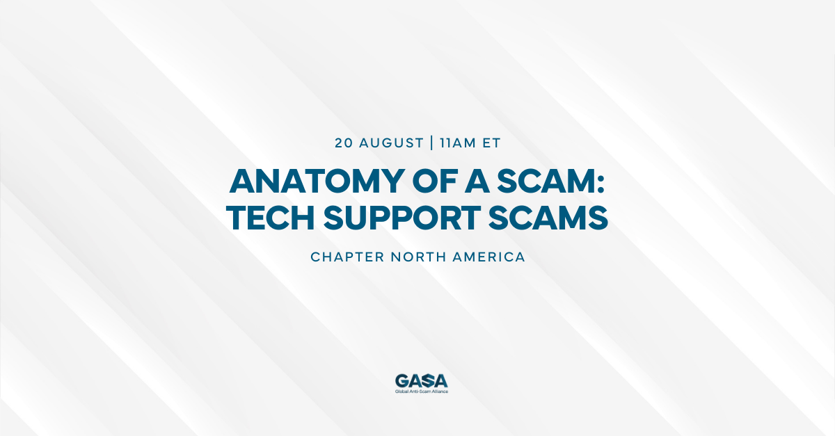 Anatomy of a Scam – Tech Support Scam | GASA North America Meetup – 2025-08-20