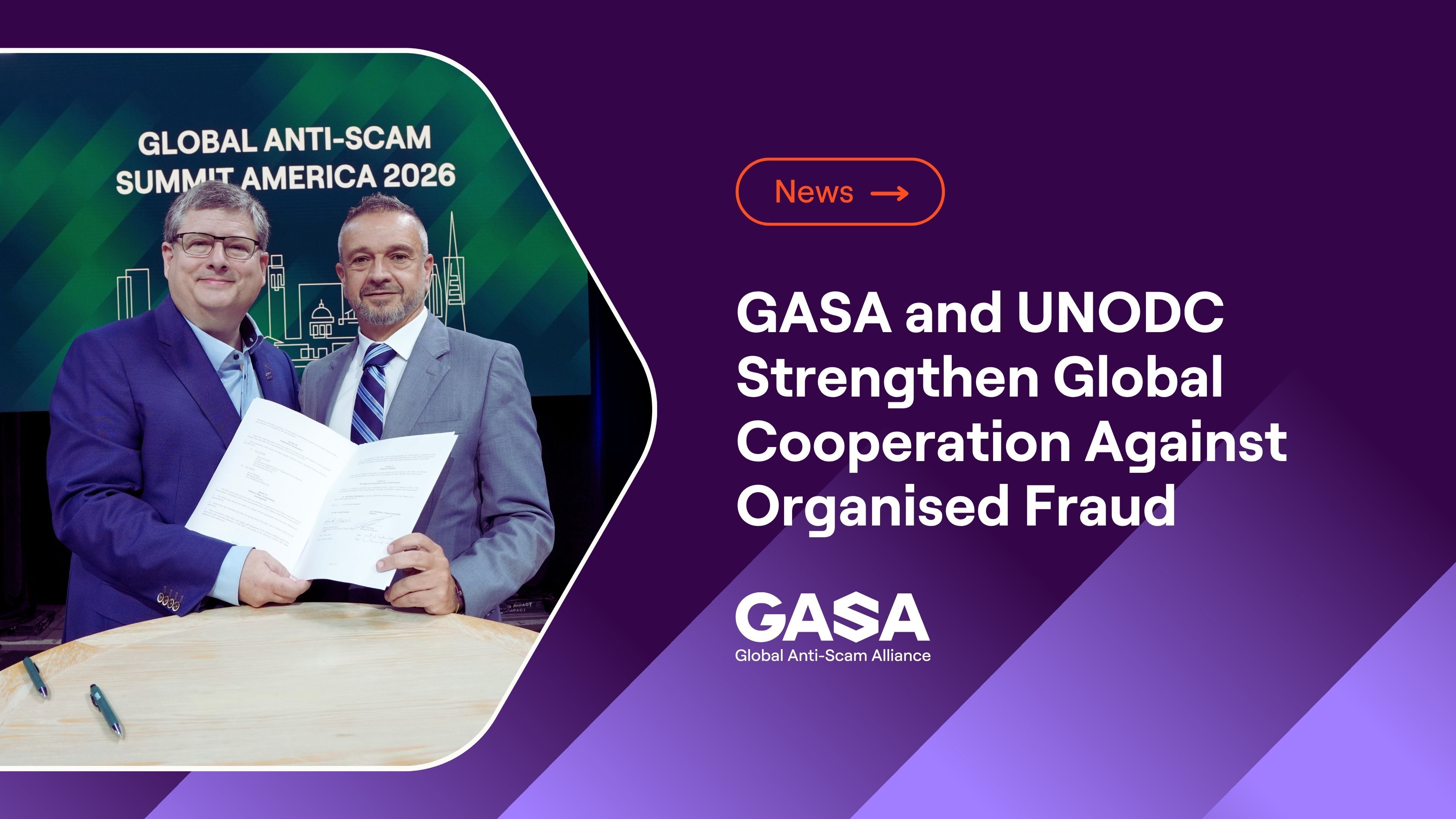 GASA and UNODC Strengthen Global Cooperation Against Organised Fraud