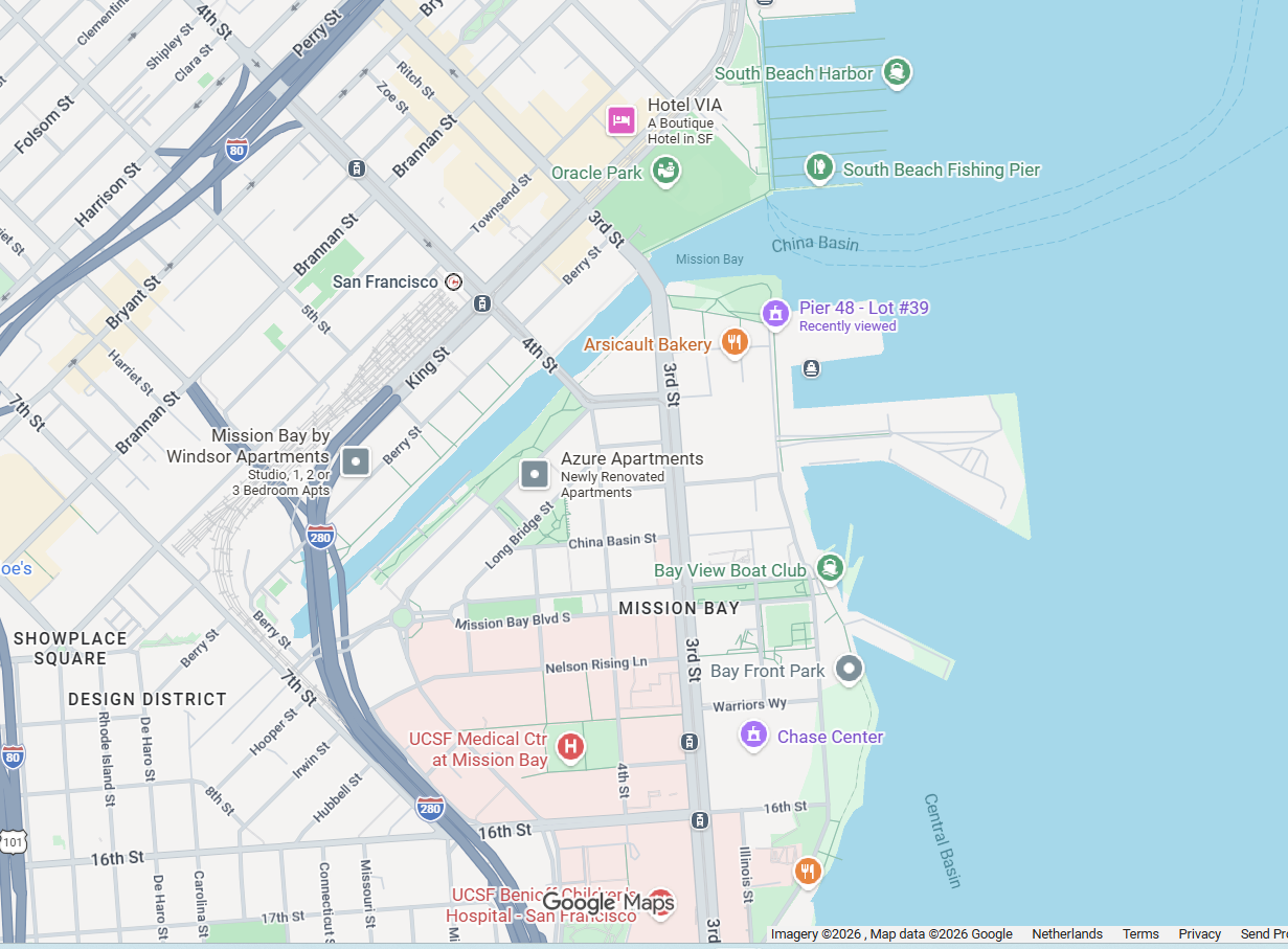 Pier 48 map Pier 48 map
